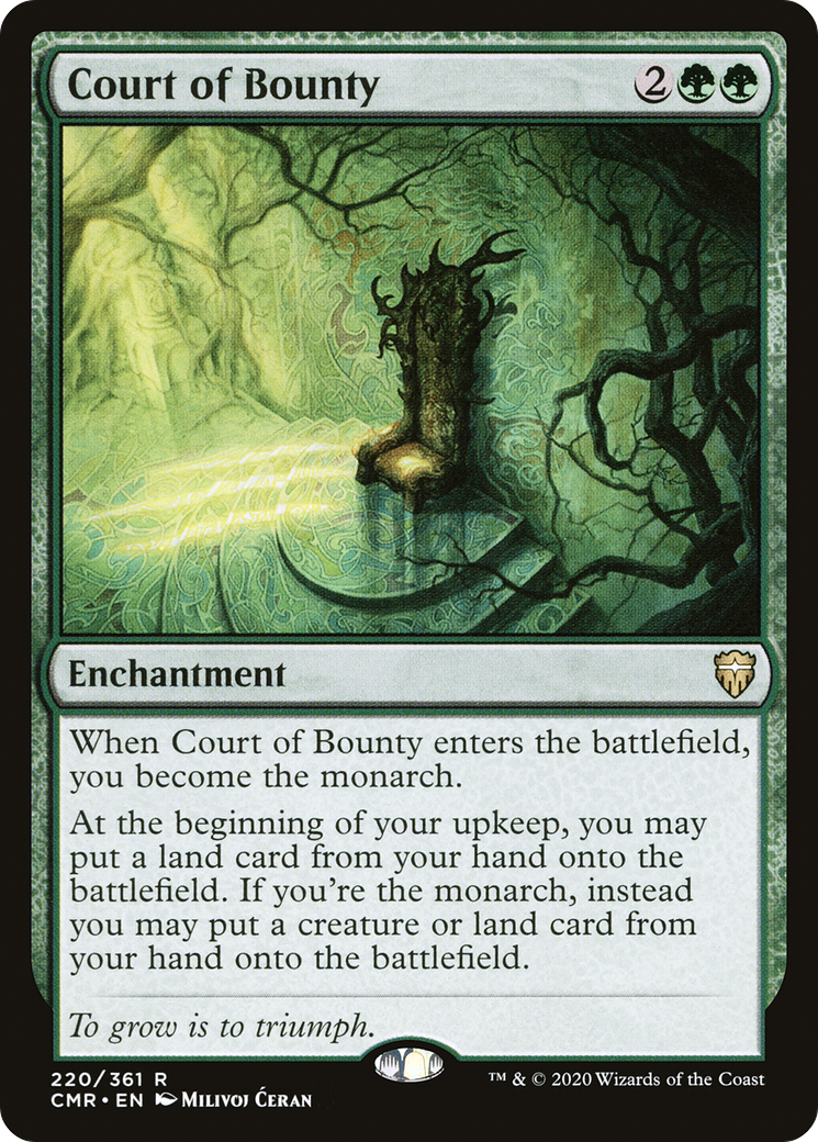 Court of Bounty (220) Foil - Commander Legends