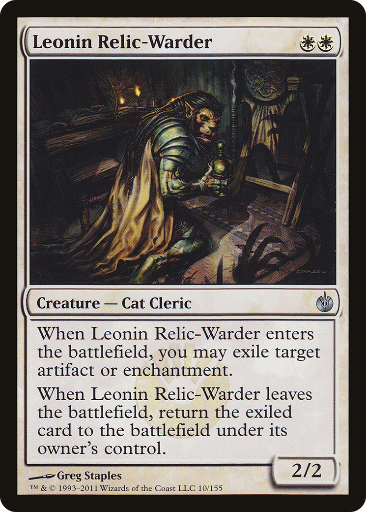Leonin Relic-Warder (010) - Mirrodin Besieged