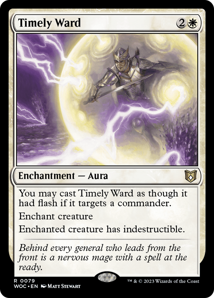 Timely Ward (079) - Wilds of Eldraine Commander
