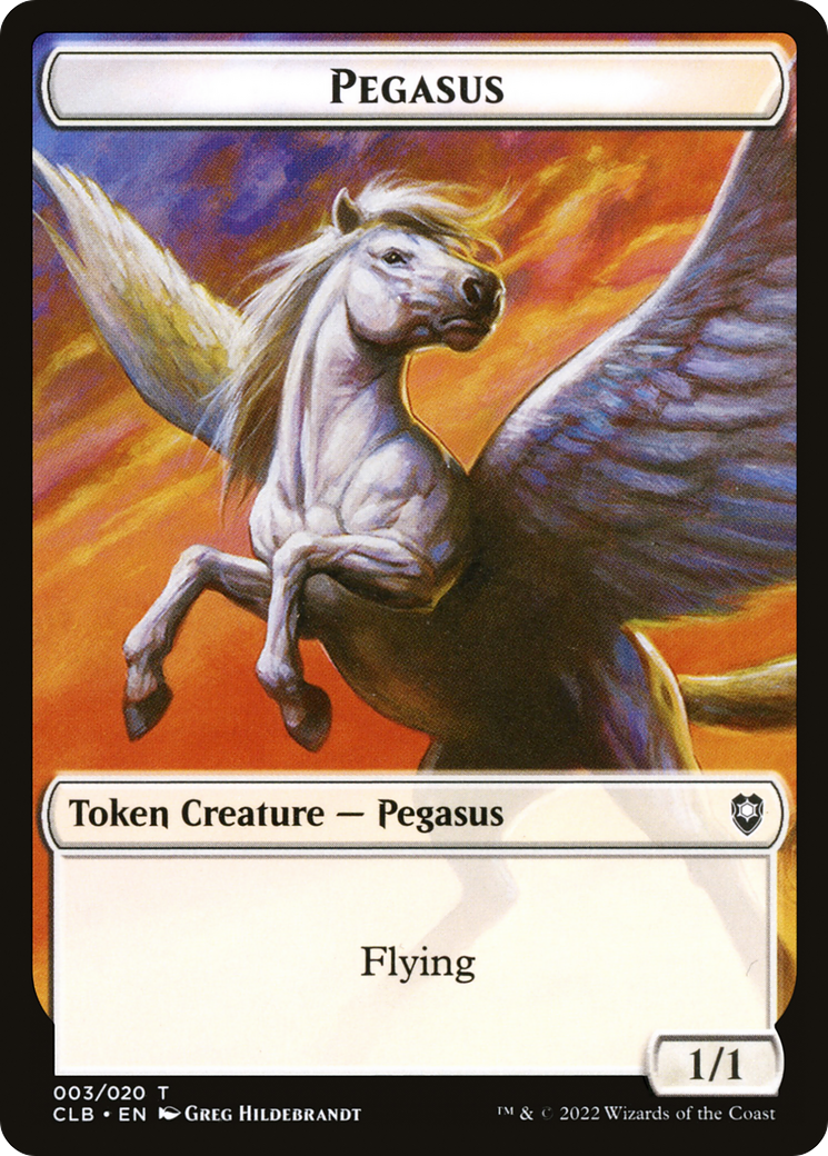 Pegasus (003) - Battle for Baldur's Gate Tokens