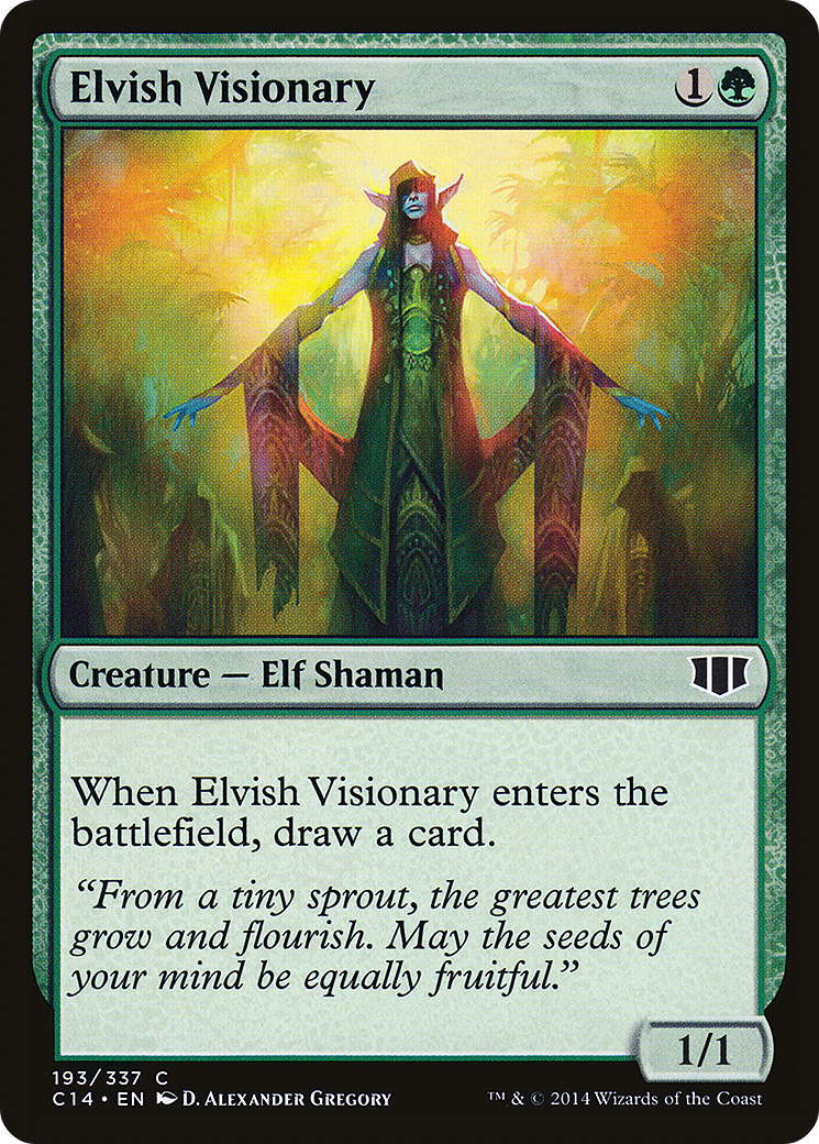 Elvish Visionary (193) - Commander 2014