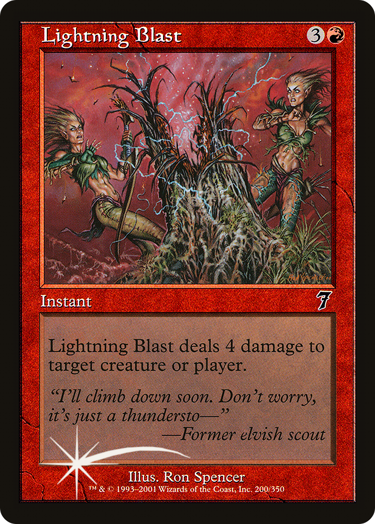 Lightning Blast (200) - Seventh Edition