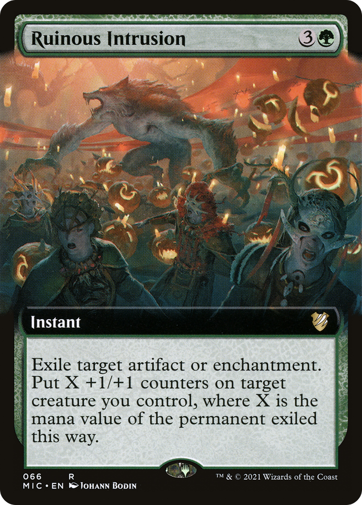 Ruinous Intrusion (Extended Art) (066) - Midnight Hunt Commander