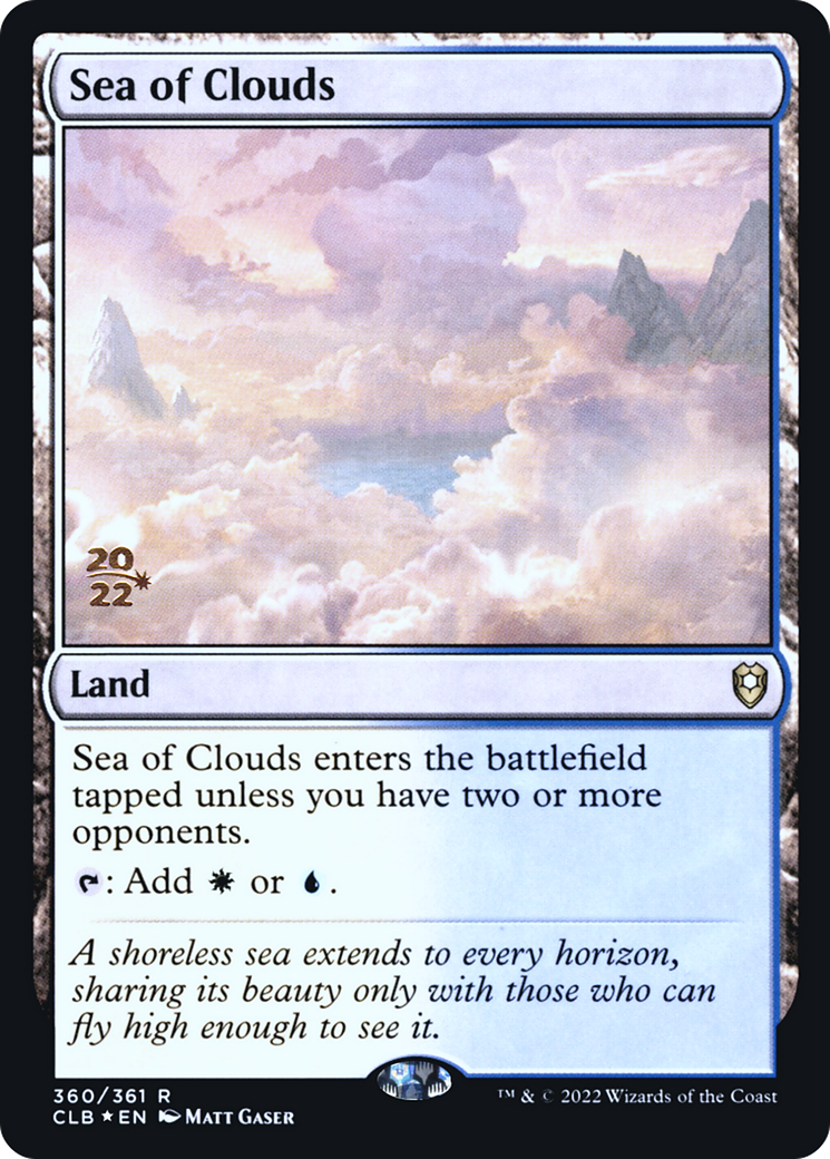 Sea of Clouds (360) Foil - Battle for Baldur's Gate Promos