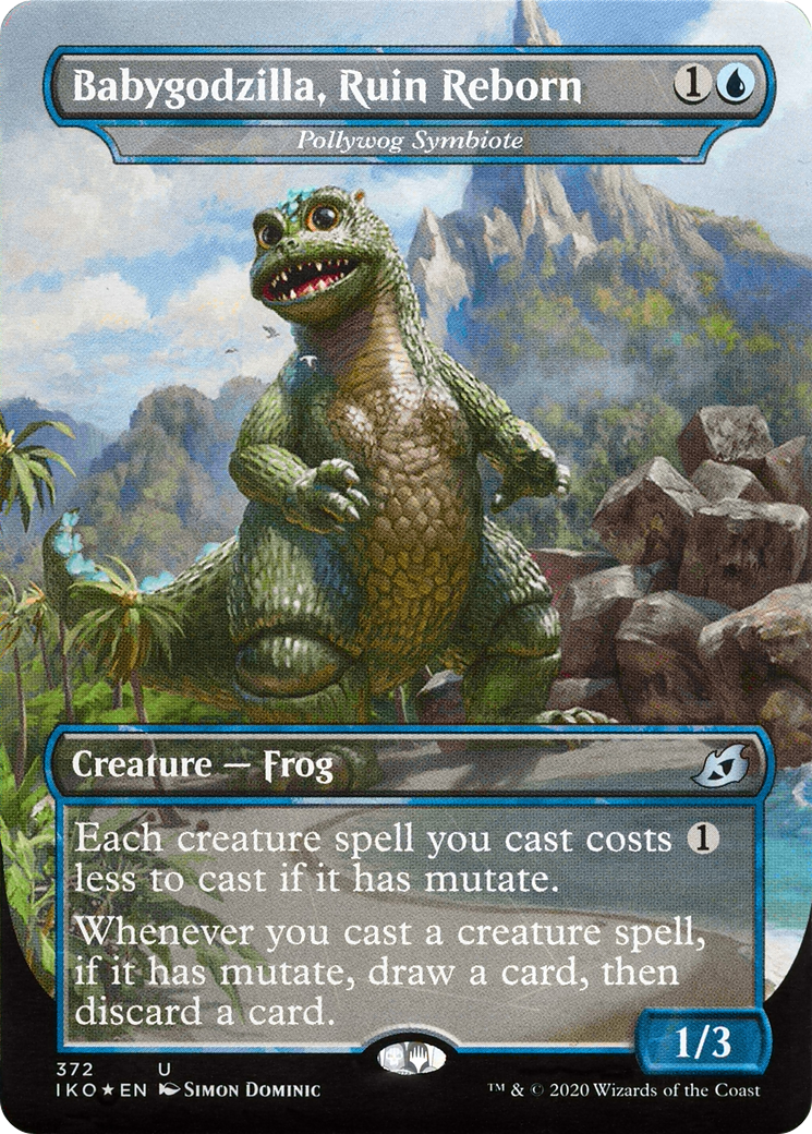 Babygodzilla, Ruin Reborn – Pollywog Symbiote (372) - Ikoria: Lair of Behemoths