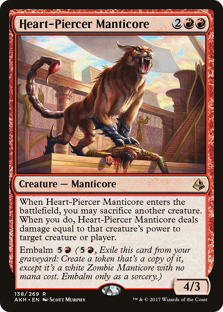 Heart-Piercer Manticore (138) - Amonkhet