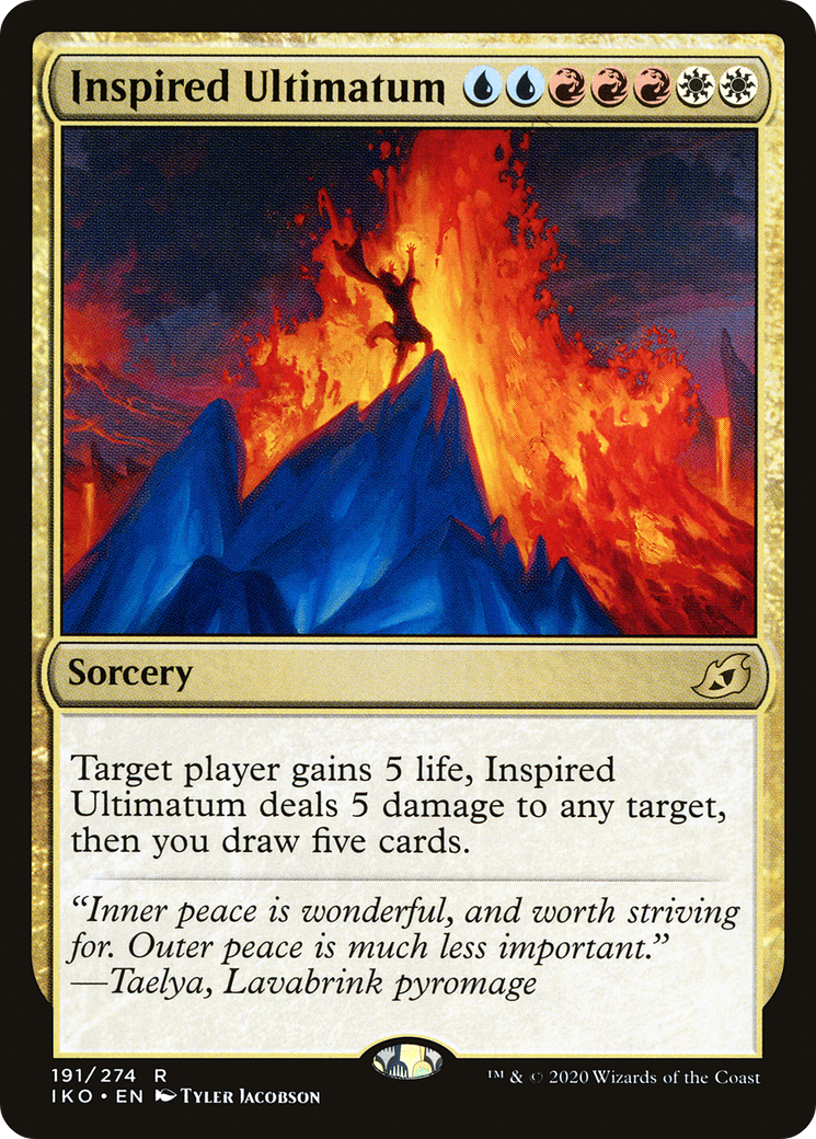 Inspired Ultimatum (191) Foil - Ikoria: Lair of Behemoths