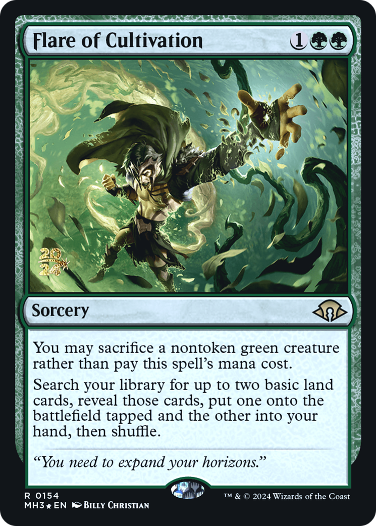 Flare of Cultivation (154) Foil - Modern Horizons 3 Promos