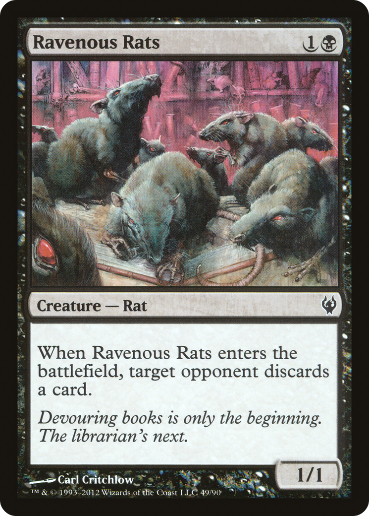 Ravenous Rats (049) - Duel Decks: Izzet vs. Golgari