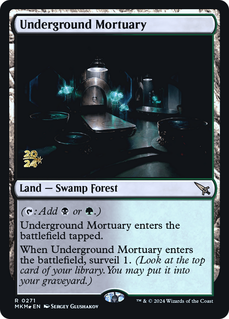 Underground Mortuary (271) Foil - Murders at Karlov Manor Promos
