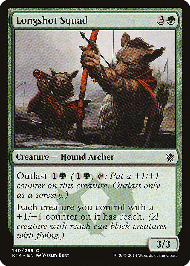 Longshot Squad (140) Foil - Khans of Tarkir