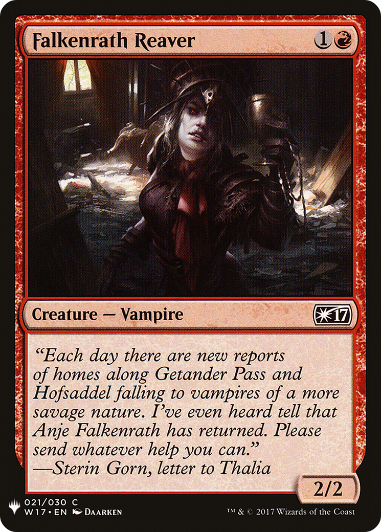 Falkenrath Reaver (W17-21) - The List