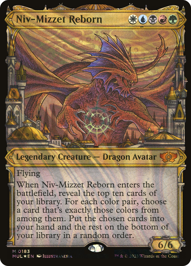 Niv-Mizzet Reborn (Showcase) (183) Foil - Multiverse Legends