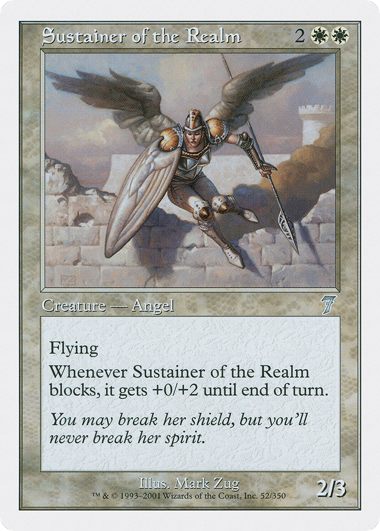 Sustainer of the Realm (052) - Seventh Edition