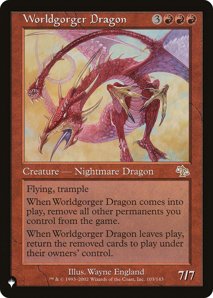 Worldgorger Dragon (Retro) (JUD-103) - The List