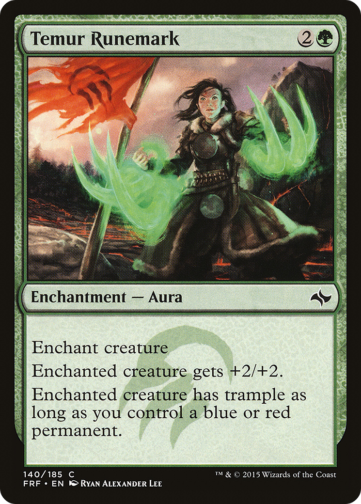 Temur Runemark (140) Foil - Fate Reforged