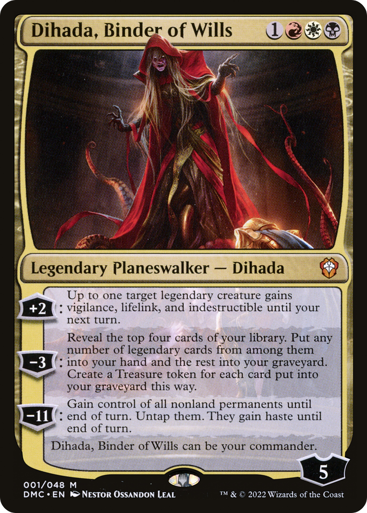 Dihada, Binder of Wills (001) - Dominaria United Commander