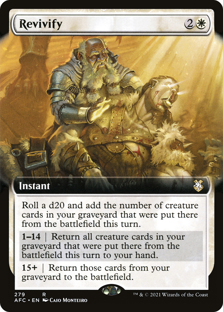 Revivify (Extended Art) (279) - Forgotten Realms Commander
