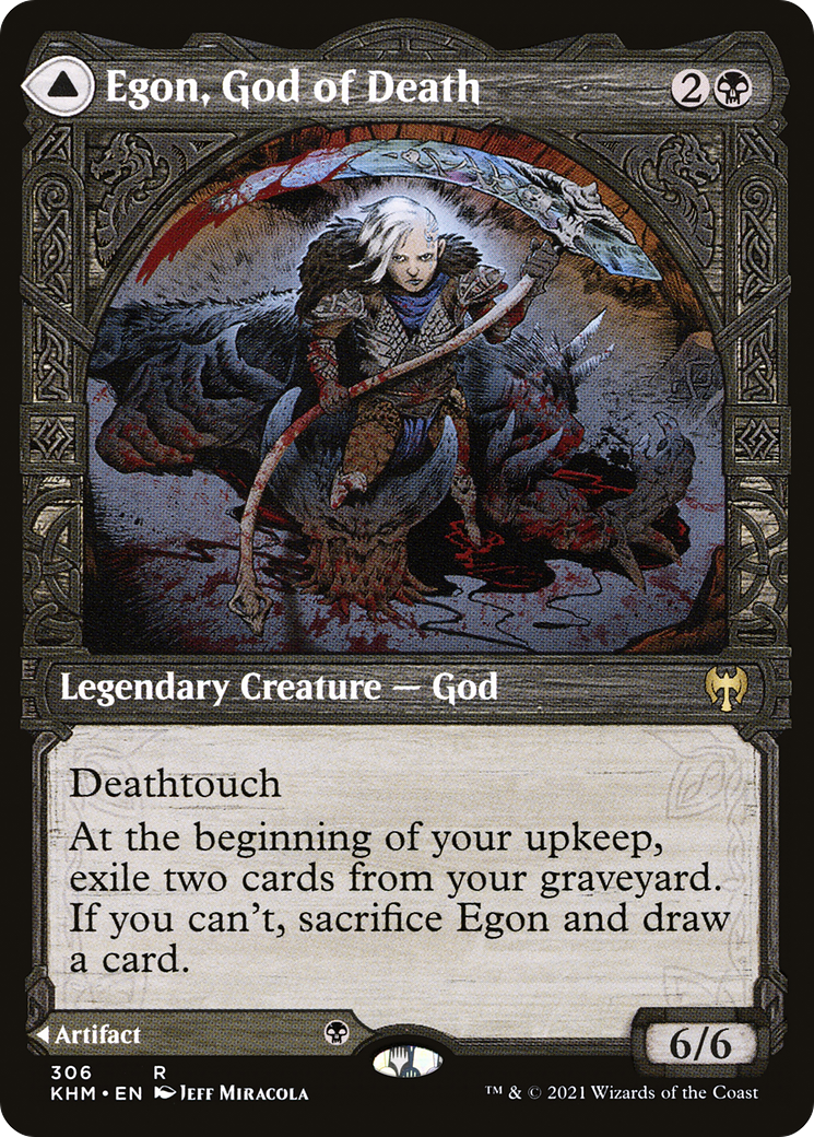 Egon, God of Death // Throne of Death (Showcase) (306) - Kaldheim