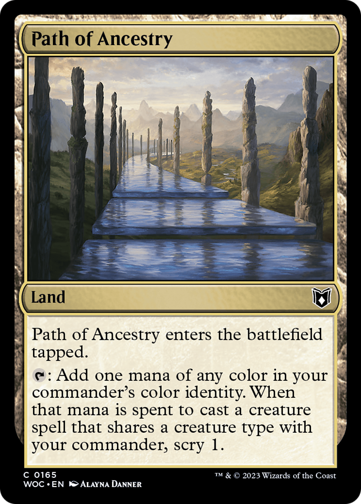 Path of Ancestry (165) - Wilds of Eldraine Commander