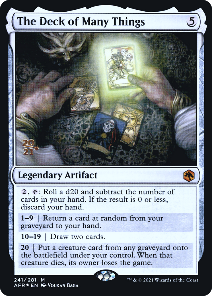 The Deck of Many Things (241) Foil - Adventures in the Forgotten Realms Promos