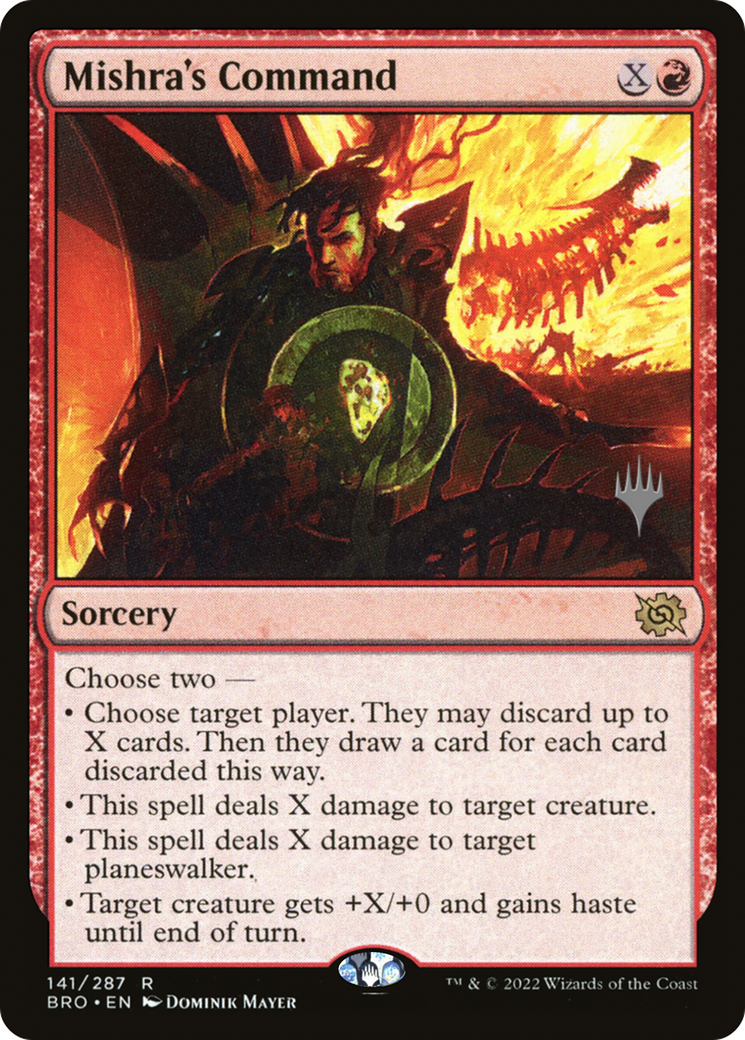 Mishra's Command (141) - The Brothers' War Promos