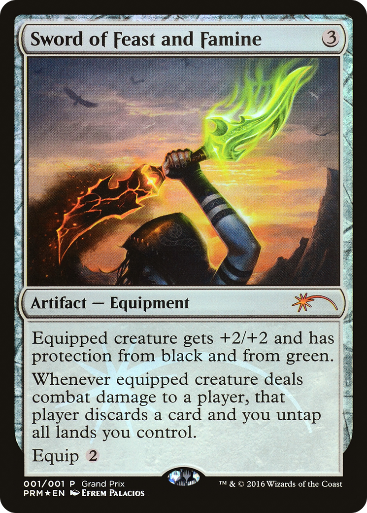 Sword of Feast and Famine (2016b) Foil - Grand Prix Promos