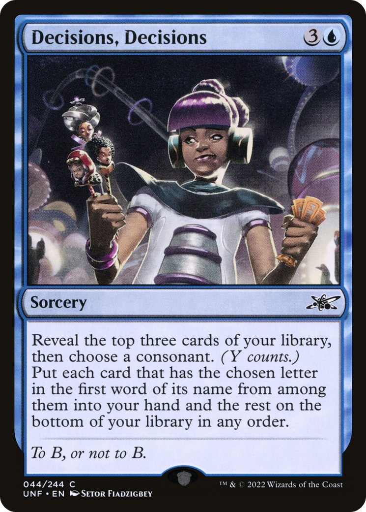 Decisions, Decisions (044) - Unfinity