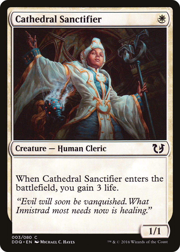 Cathedral Sanctifier (003) - Duel Decks: Blessed vs. Cursed