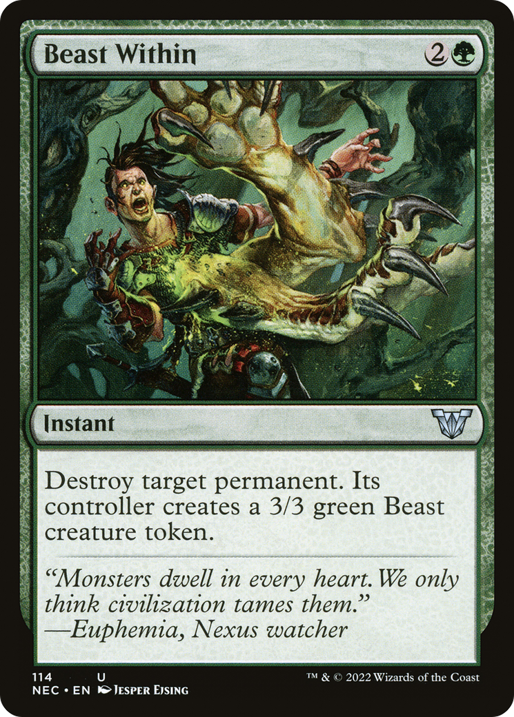 Beast Within (114) - Neon Dynasty Commander