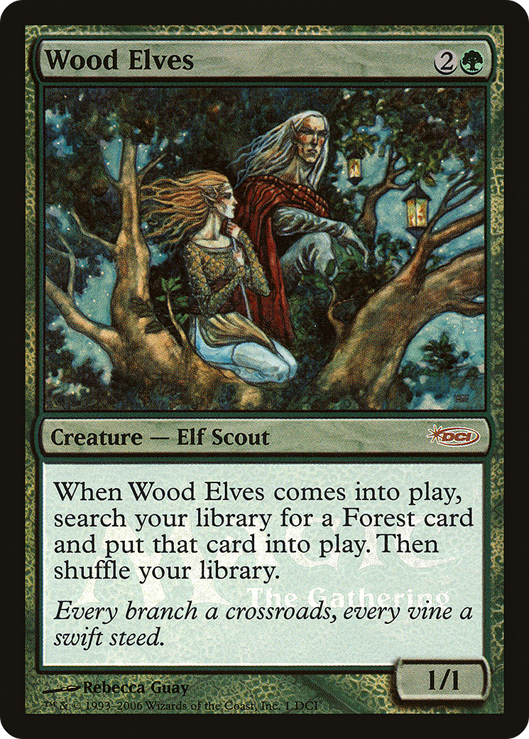 Wood Elves (001) Foil - DCI Promos