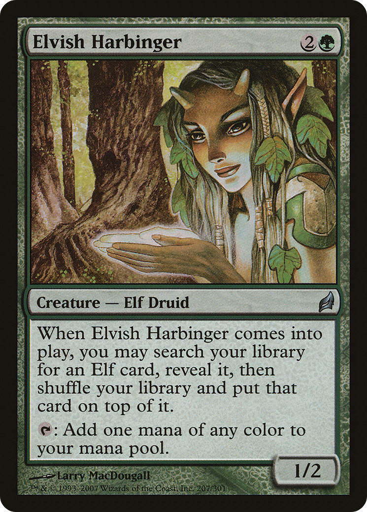 Elvish Harbinger (207) - Lorwyn