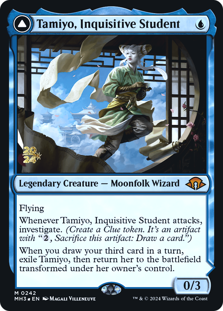 Tamiyo, Inquisitive Student (242) Foil - Modern Horizons 3 Promos