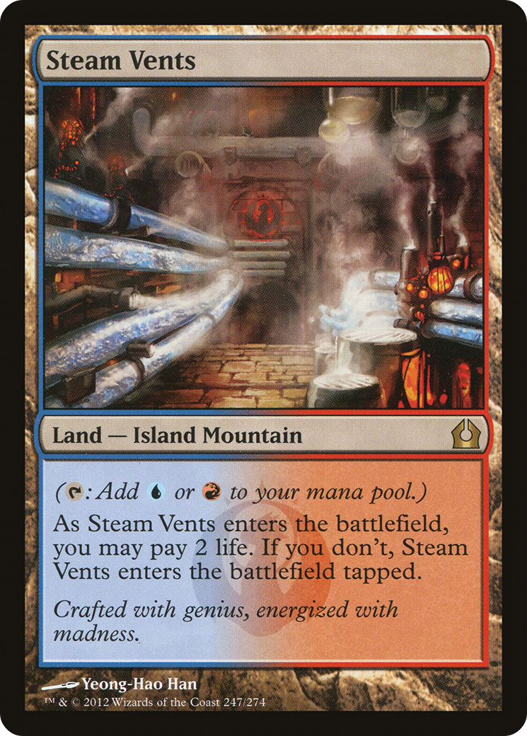 Steam Vents (247) Foil - Return to Ravnica