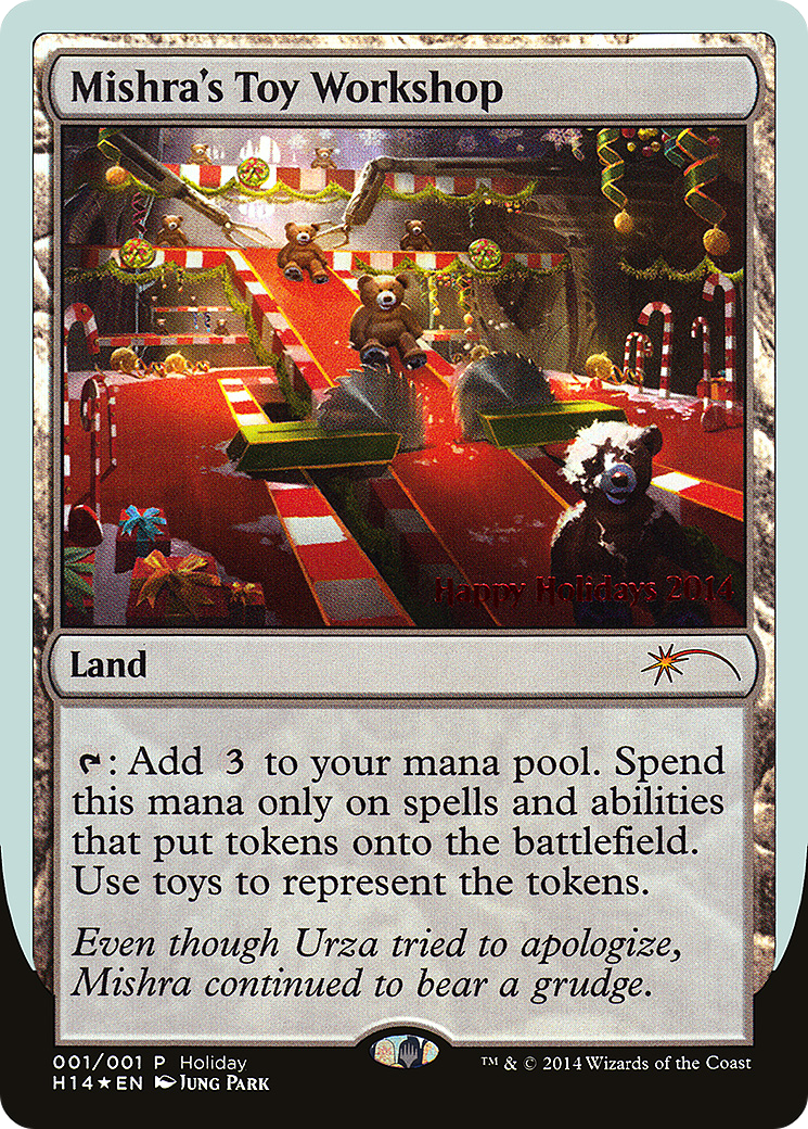 Mishra's Toy Workshop (001) Foil - Happy Holidays