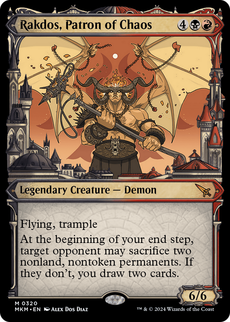 Rakdos, Patron of Chaos (Showcase) (320) - Murders at Karlov Manor