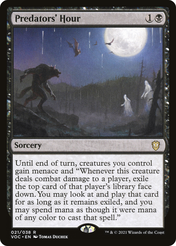 Predators' Hour (021) - Crimson Vow Commander