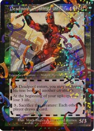 Deadpool, Trading Card (Pool Party Foil) (7129) Foil - Secret Lair Drop Series