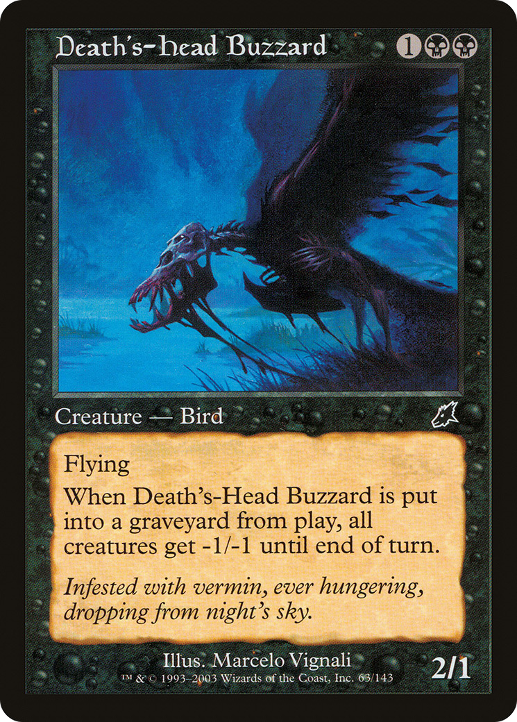 Death's-Head Buzzard (063) Foil - Scourge