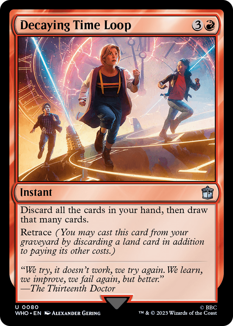 Decaying Time Loop (080) Foil - Doctor Who