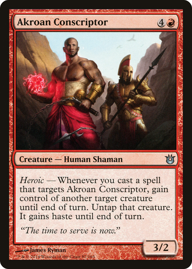 Akroan Conscriptor (087) Foil - Born of the Gods