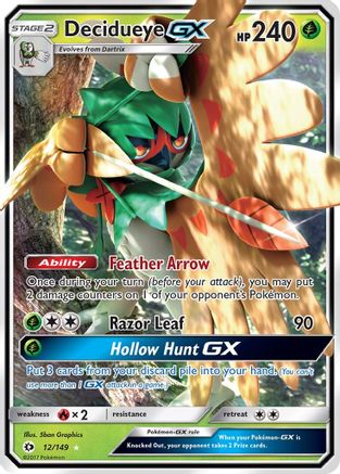 Decidueye GX (12) Holofoil - Sun & Moon