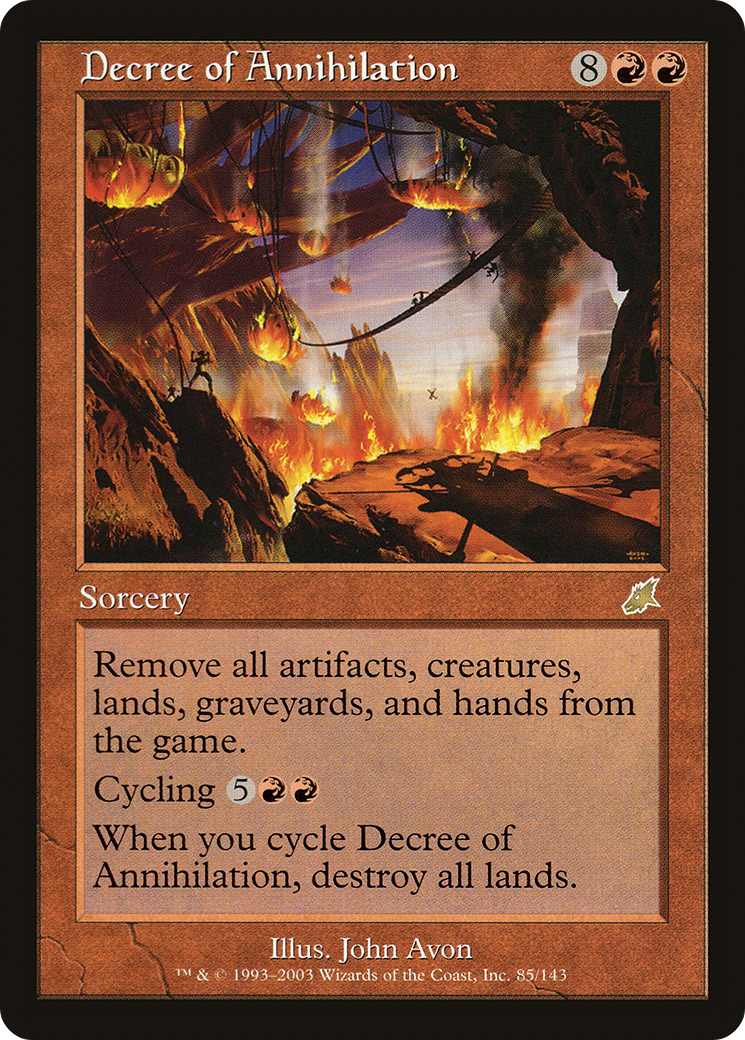 Decree of Annihilation (085) Foil - Scourge