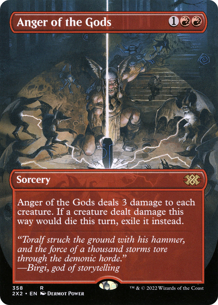 Anger of the Gods (358) Foil - Double Masters 2022