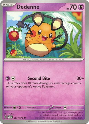 Dedenne (95) Reverse Holofoil - Scarlet & Violet