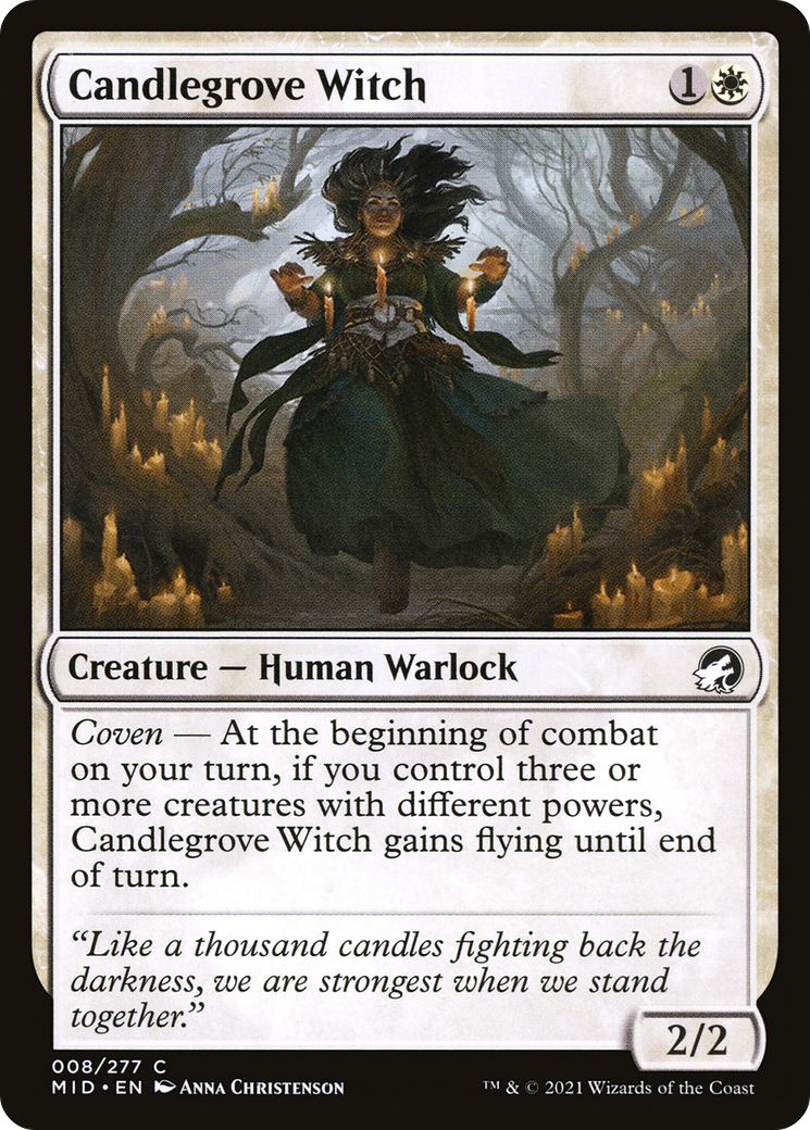 Candlegrove Witch (008) - Innistrad: Midnight Hunt