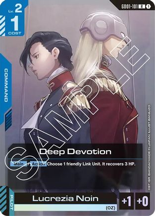 Deep Devotion (GD01-101) Holofoil - Newtype Rising