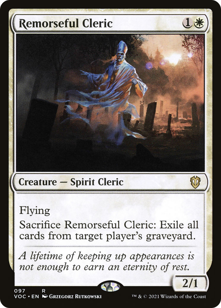 Remorseful Cleric (097) - Crimson Vow Commander