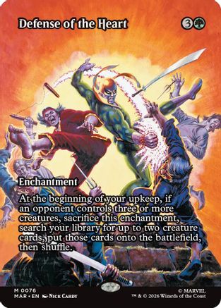 Defense of the Heart (076) Foil - Marvel Universe