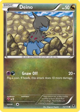 Deino (72) Reverse Holofoil - Phantom Forces